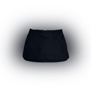 Reel Legends Black Active Skort with Pockets Size Large